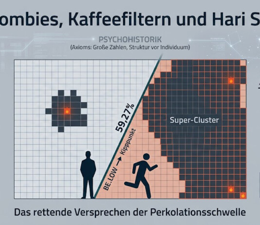 Von Zombies, Kaffeefiltern und Hari Seldon: Die unheimliche Mathematik der Kipppunkte